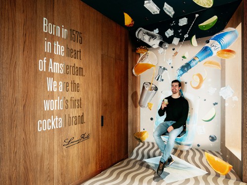 Iwaarden, iwaarden interior, wandvisual, wanddecoratie, 3d-wand, 3d fotowand, experiencedesign, selfiewand