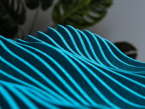 wandbekleding, acoustic wall, wanddecoratie, akoestische wandbekleding, PET-felt, akoestisch PET-vilt, akoestische fotowand
