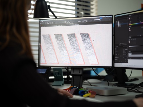 Visualisaties en schetsen van het ontwerptraject voor de nieuwe signing van Maggy’s