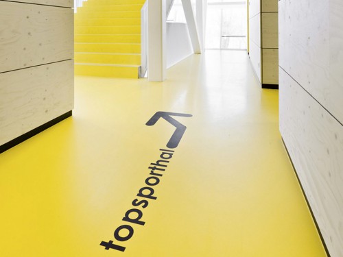 Iwaarden interieur - Floor graphics - vloerdecoratie - print op vloer - vloersticker 