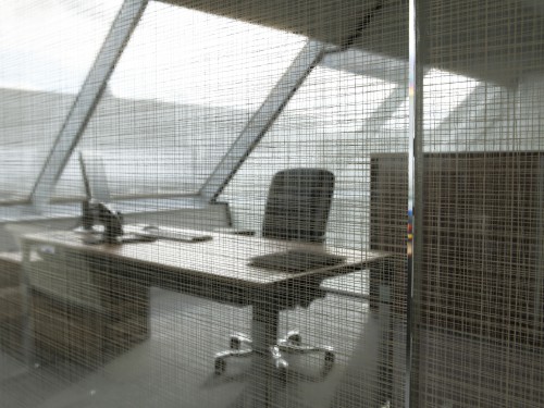 Iwaarden interior - window graphics - glasdecoratie - privacy en sfeer op kantoor met glasfolie 3M fasera