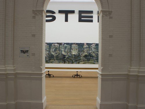 inrichting tentoonstelling Jana Euler in Stedelijk Museum Amsterdam, exhibition