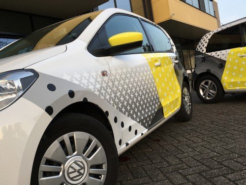 Autobeletterig bedrijfswagen - vehicle graphics - carwrap met fullclour print op carwrap folie