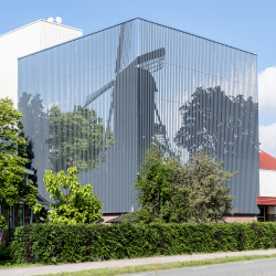 Spiegel, André Pielage, kunstwerk, Spiegel, Leusden, Molen