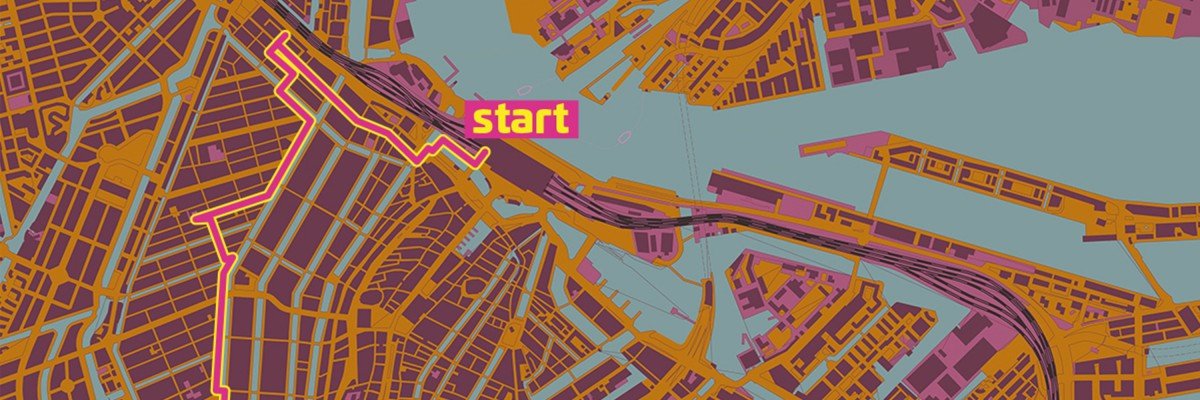 Kunstroute, Amsterdam, jubileum, jarig, Iwaarden, wandelen, centrum, prinsengracht