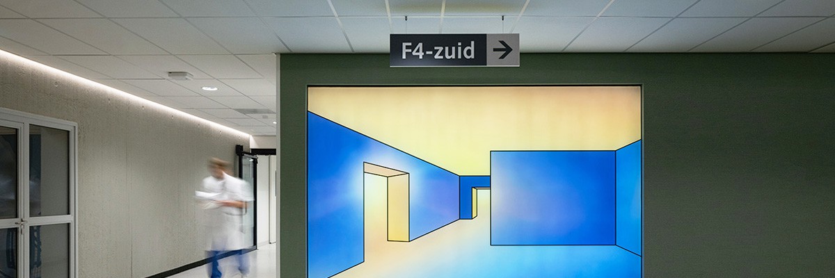 Popel Coumou, Lichtkunstwerk, kunstwerk, artwork, Amsterdam, Ziekenhuis, UMC kunst, Technische uitdaging, Licht, Lichtsterkte