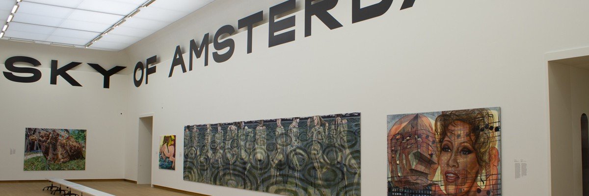 inrichting tentoonstelling Jana Euler in Stedelijk Museum Amsterdam