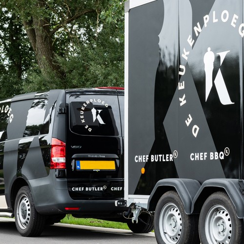 De Keukenploeg, Branding, Productie, Montage, Cateringconcept, Chef BBQ, Chef Buffet, Chef Butler, Concept